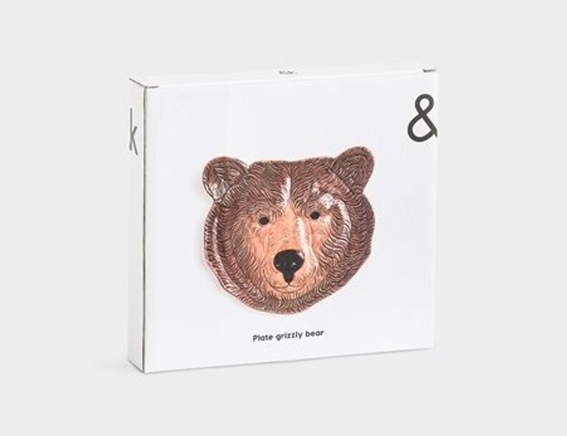 &Klevering Tallerken Grizzly 21,5 cm 