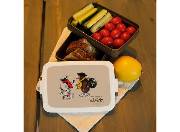 Hovedbilde Flåklypa matboks Samtalen, Ludvig & Solan