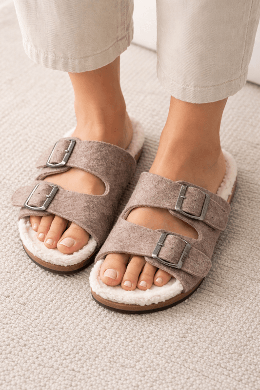 Axelda Sandal med fôr - Carla Brun 37-42