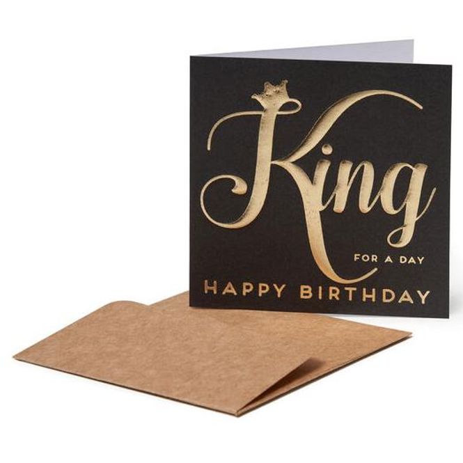 Hovedbilde Bursdagskort S King For A Day Legami