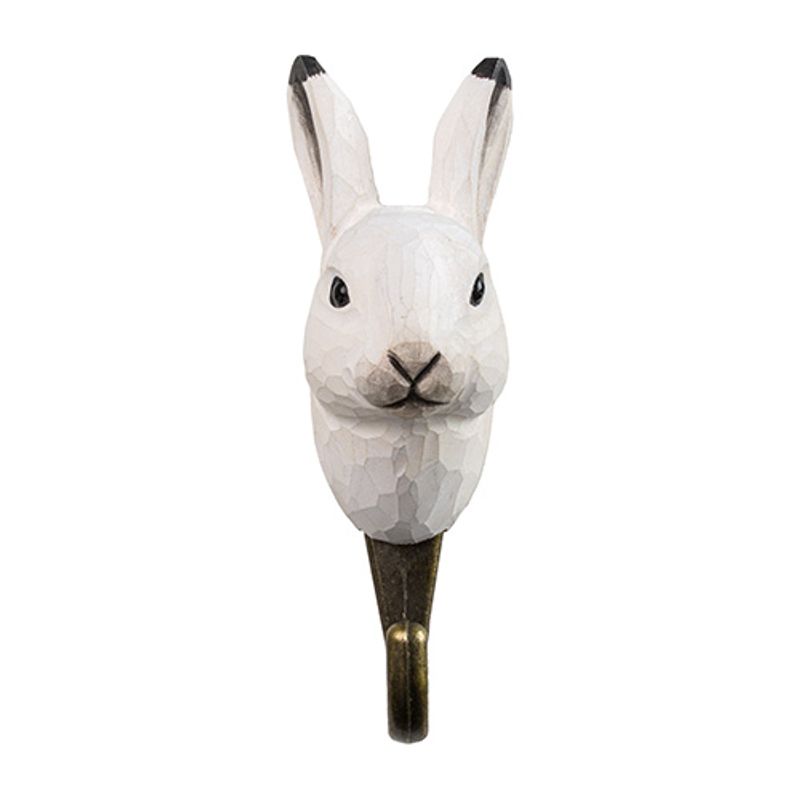 Håndskåret Krok – Polar hare Wildlife Garden