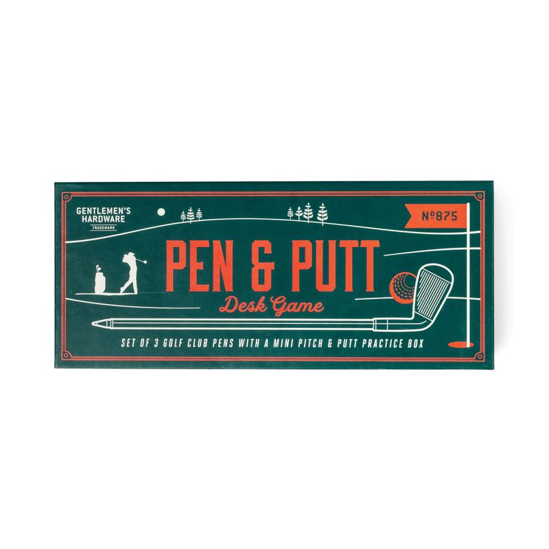 Golfkølle-penner med minigolfspill Gentleman's Hardware