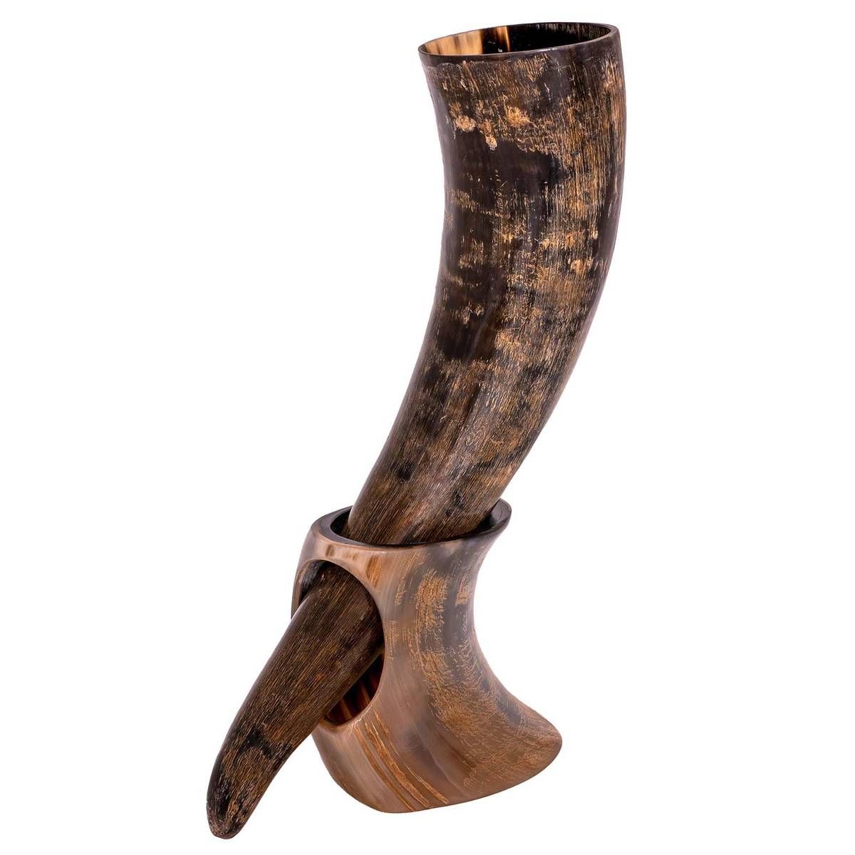 Mjødkrus - Vikinghorn med holder