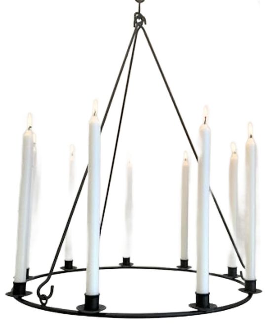 Hovedbilde Spegels Håndsmidd Lysekrone for 9 lys, 58 cm