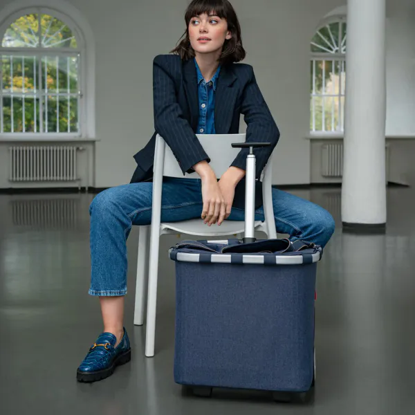 Bilde av Carrycruiser herringbone, handlevogn farge mørk ...