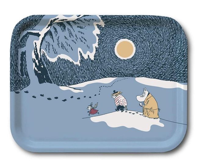 Hovedbilde Mummi Brett Snømåneskinn vinter 27x20 cm
