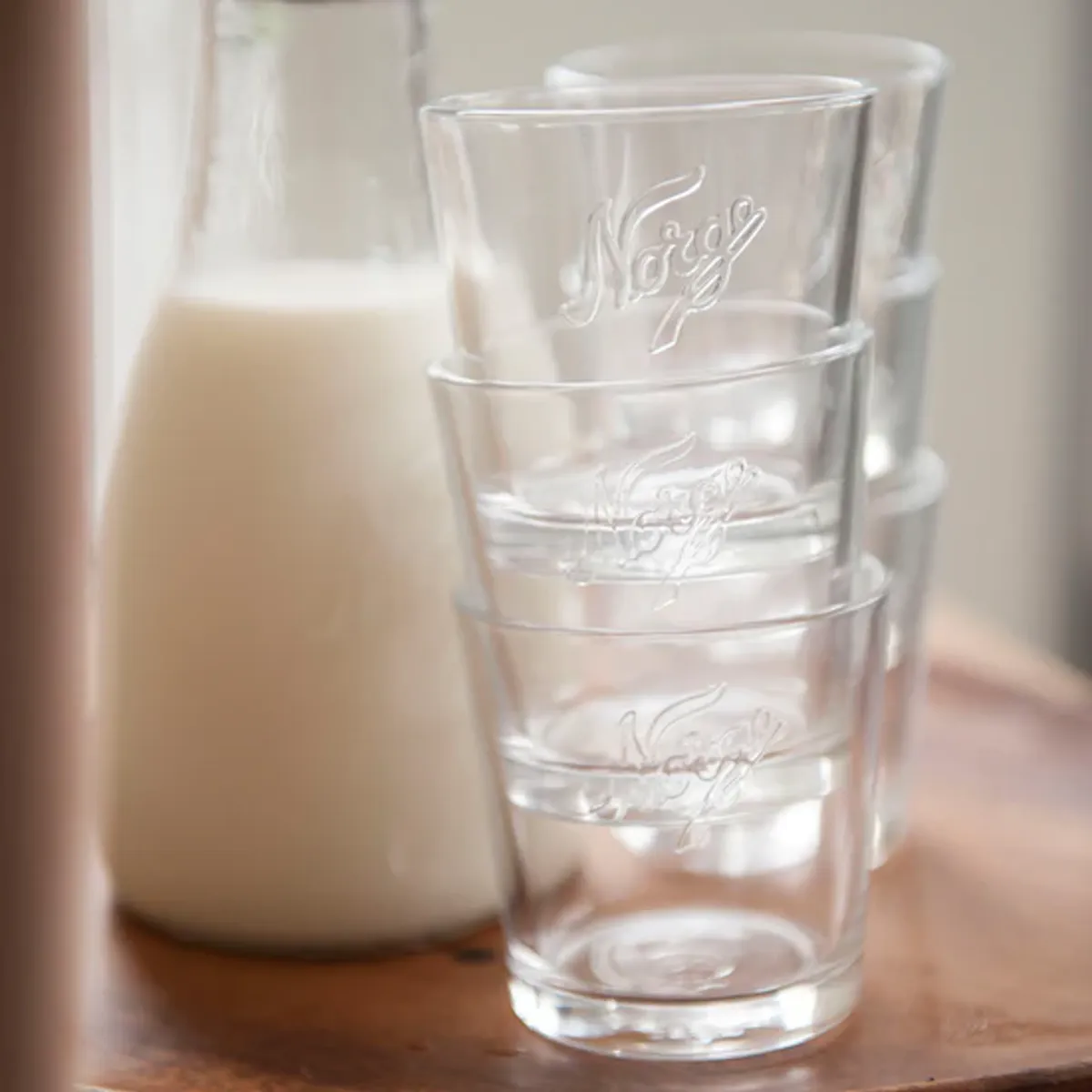 Kjøkkenglass stablebare 24 cl 6 stk