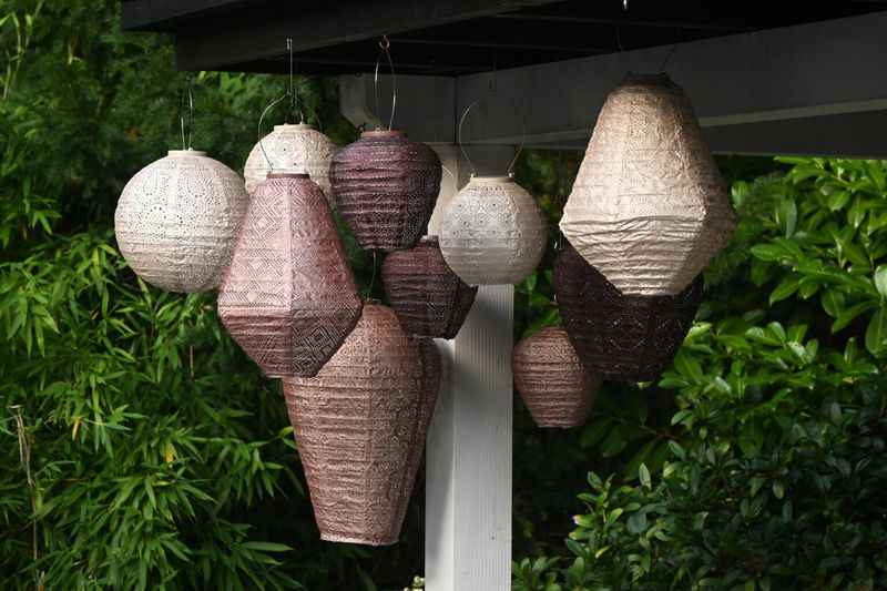 Lumiz Solcelle Led Lykt Balloon XL Fiore Mocha Mousse