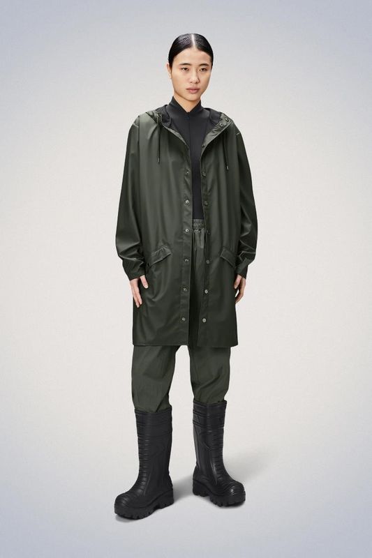 Rains Long Jacket W3 Regnjakke