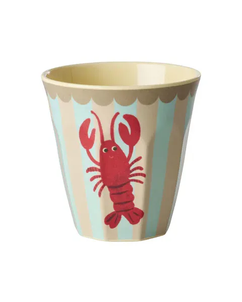 Hovedbilde Rice DK kopp i melamin – blå striper med ...