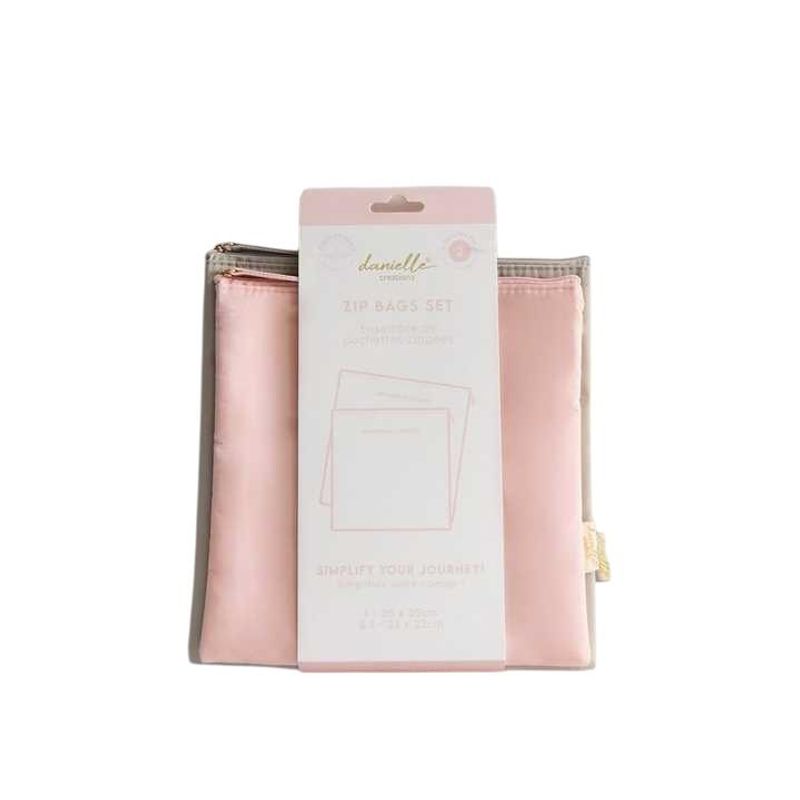 Danielle Creations Flate kosmetikkmapper, 2-pk