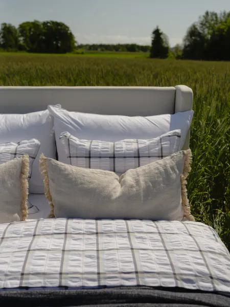 Hovedbilde Halvor Bakke Nox sengesett 140x220/50x70 Blå / ...