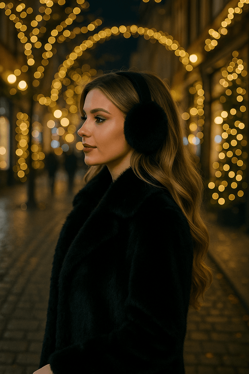 Ørevarmer Super Fluffy, beige