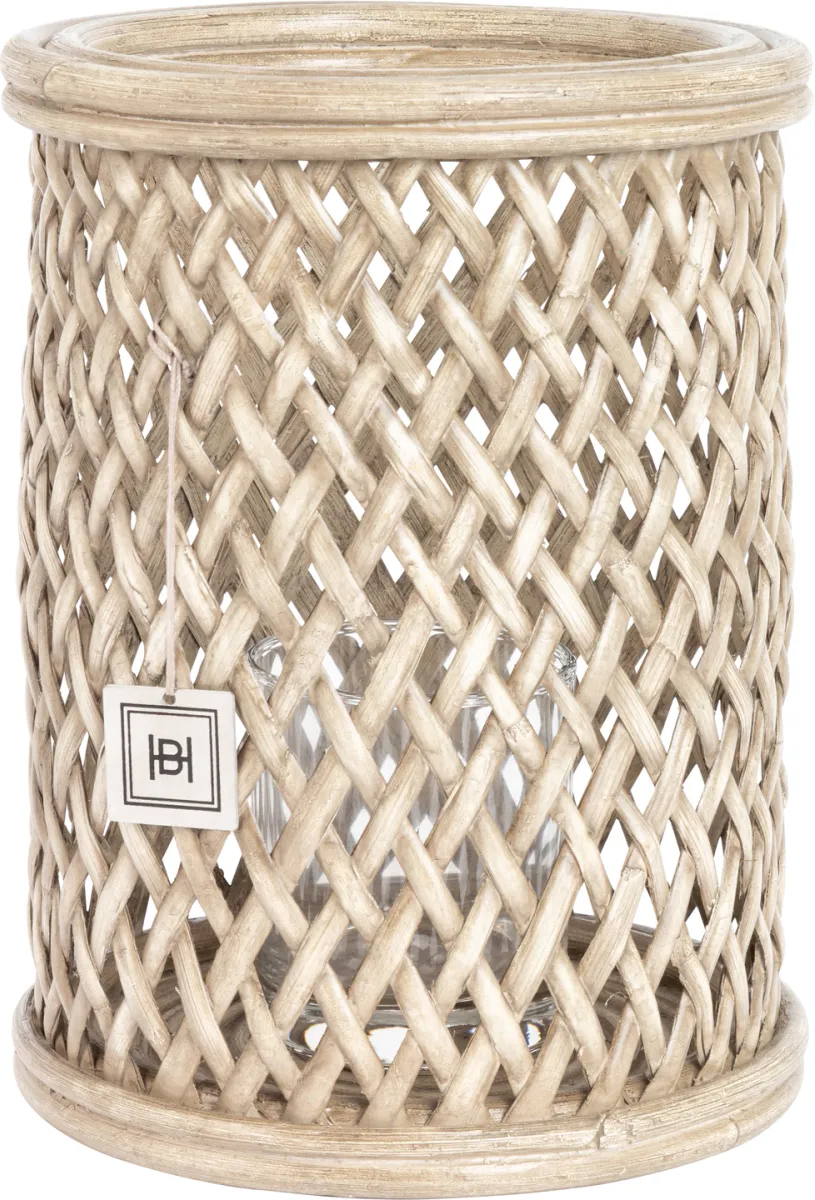 Halvor Bakke Latina rotting lyslykt, beige