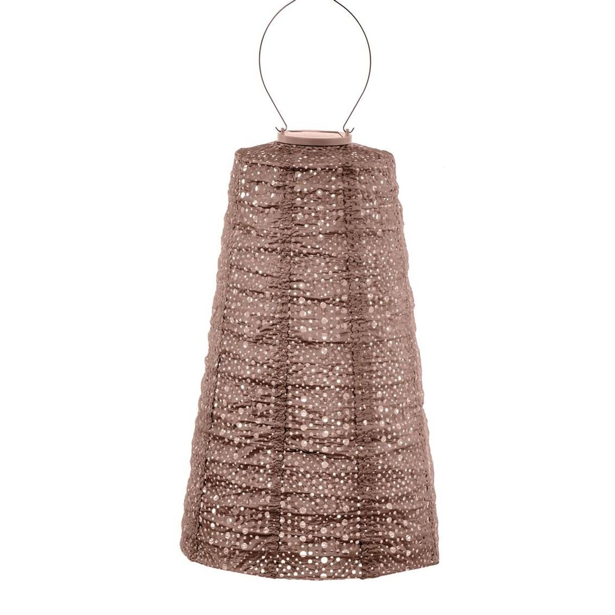 Lumiz Solcelle Led Lykt Lampshade 28 Funale Mocha Mousse