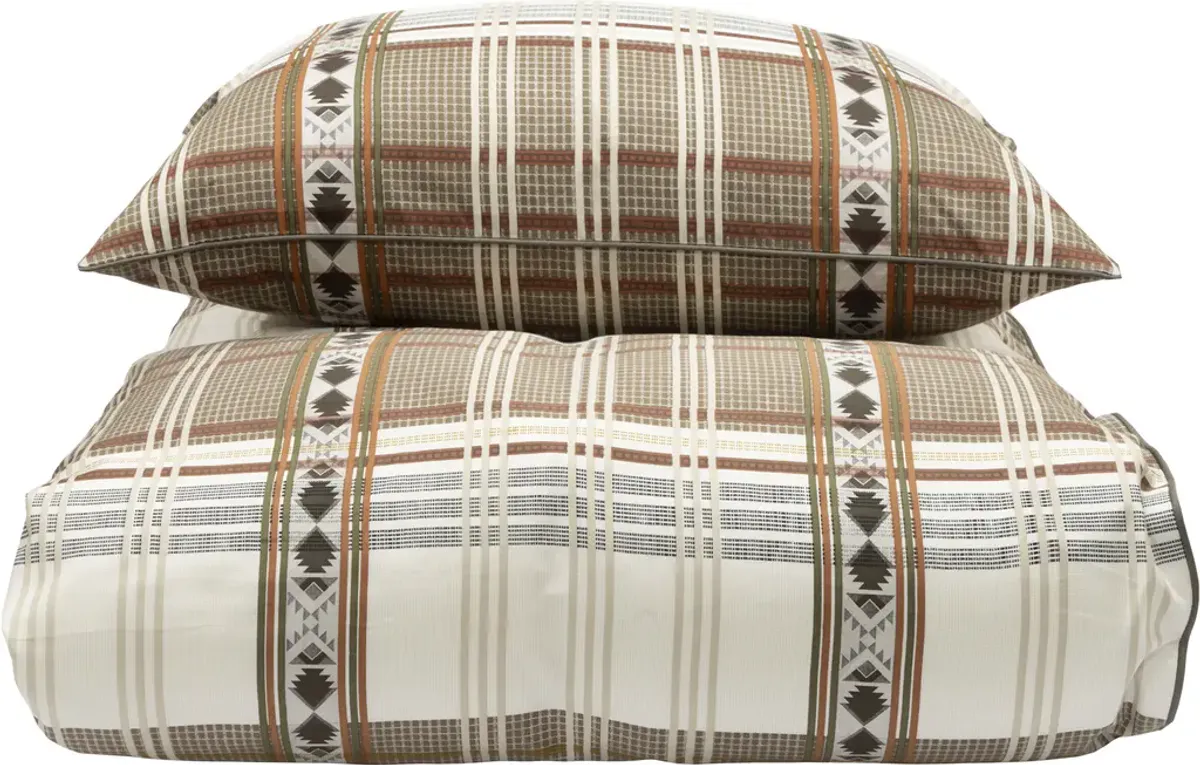 Halvor Bakke Matterhorn sengesett, 140x200 Beige / Pure cashmere