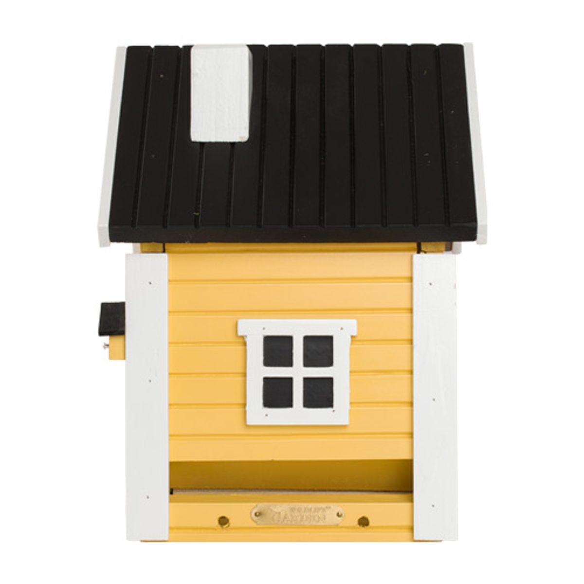 Fuglekasse og fuglemater i ett  Gul Villa Wildlife Garden