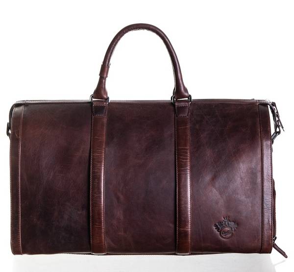 Hovedbilde Weekendbag i skinn Palma 55L med skolomme