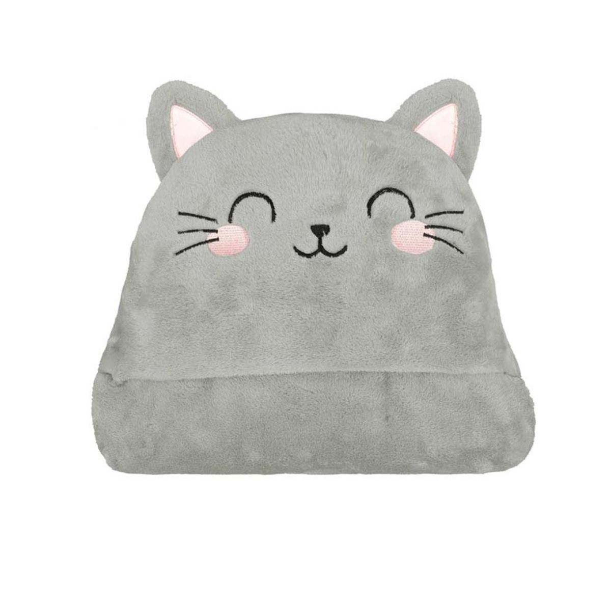 Koseteppe Katt m/hette