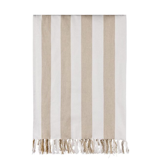 Hovedbilde Ornos GRS Hamamhåndkle – Beige & Hvit | ...