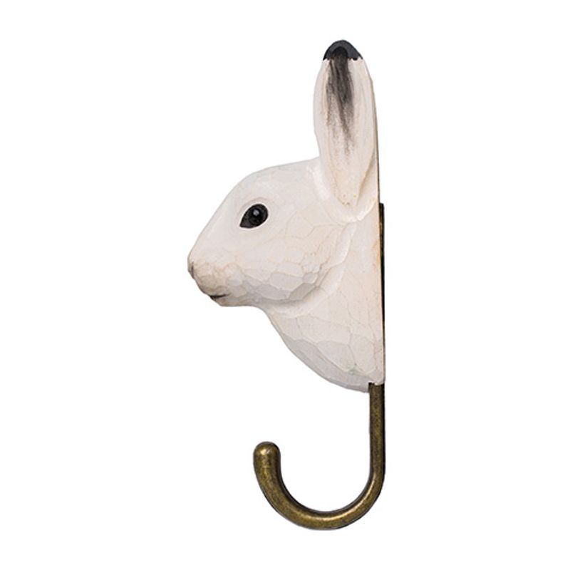 Håndskåret Krok – Polar hare Wildlife Garden