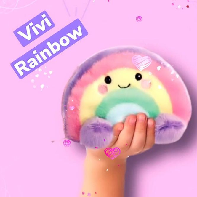 Hovedbilde Palm Pals - Vivi Regnbue 13 cm