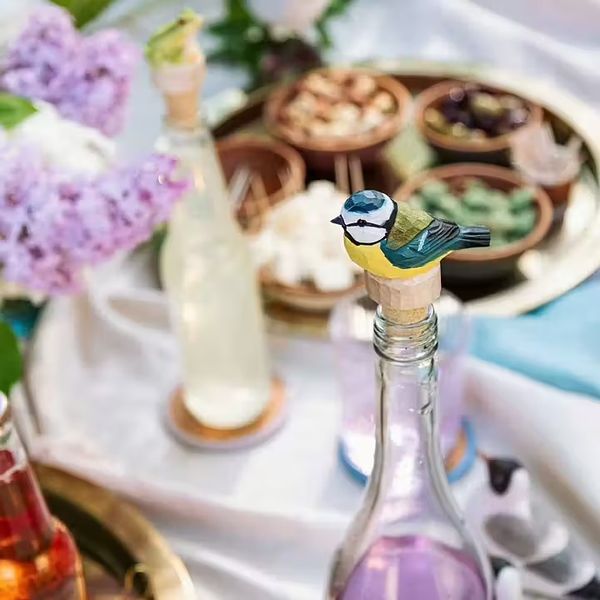 Hovedbilde Håndskåret Flaskekork – Blåmeis Wildlife ...