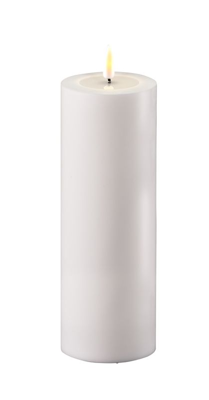 Kubbelys LED Utendørs Hvit -  7,5 x 20 cm