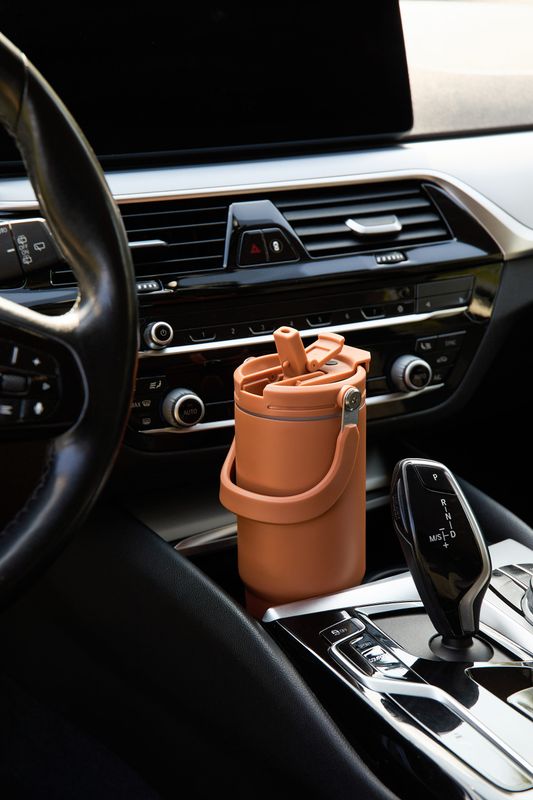 Vinga termo vacuum kopp – 880 ml, Resirkulert Stål, oransje