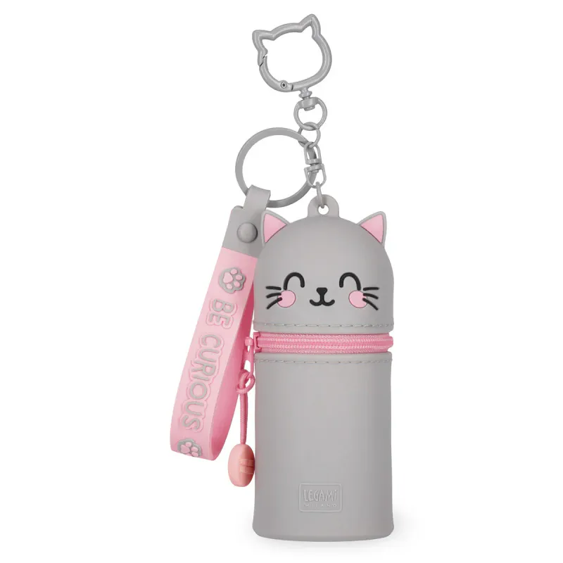 Mini Kawaii Kitty  – Søt mini pung med nøkkelring
