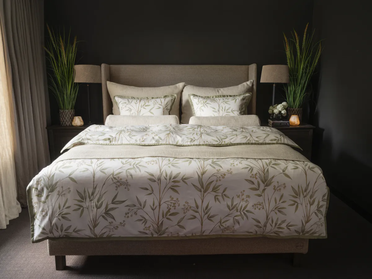 Halvor Bakke Luno sengesett 200x220/2*50x70 Grønn