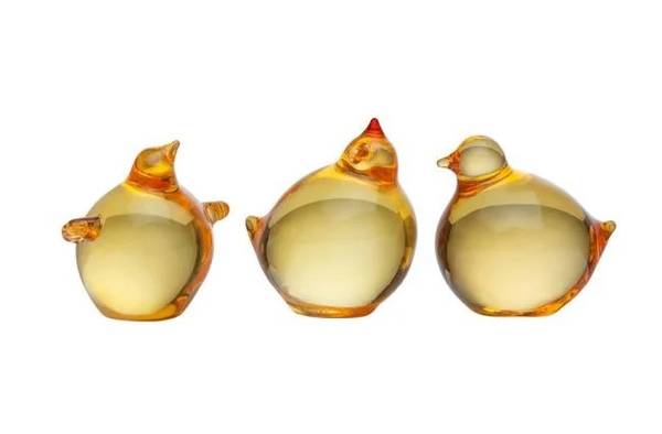 Bilde av Hadeland Glassverk Kyllinger 3PK 4 cm