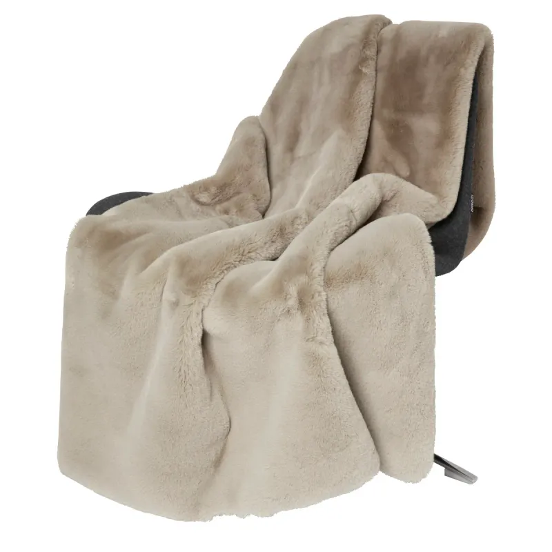 Fluffy Pledd 120x180 cm – Nougat