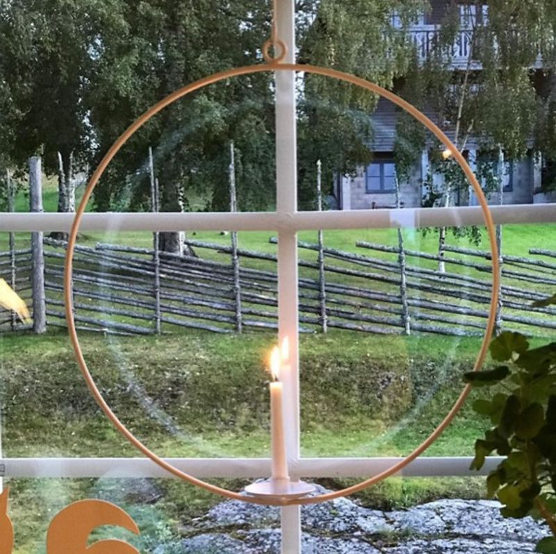 Spegels Smijern Lysestake oppheng 36 cm