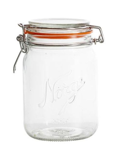 Hovedbilde Norgesglasset 0,7L med hengslet lokk