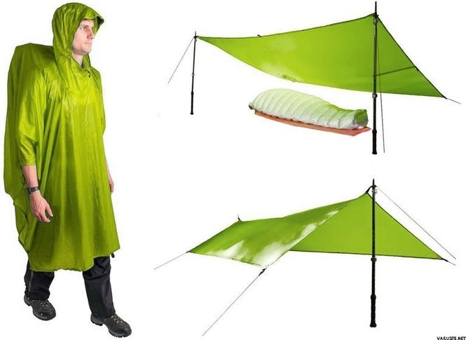 Hovedbilde Poncho & Tarp i 1 - Superlett Ultrasil-materiale