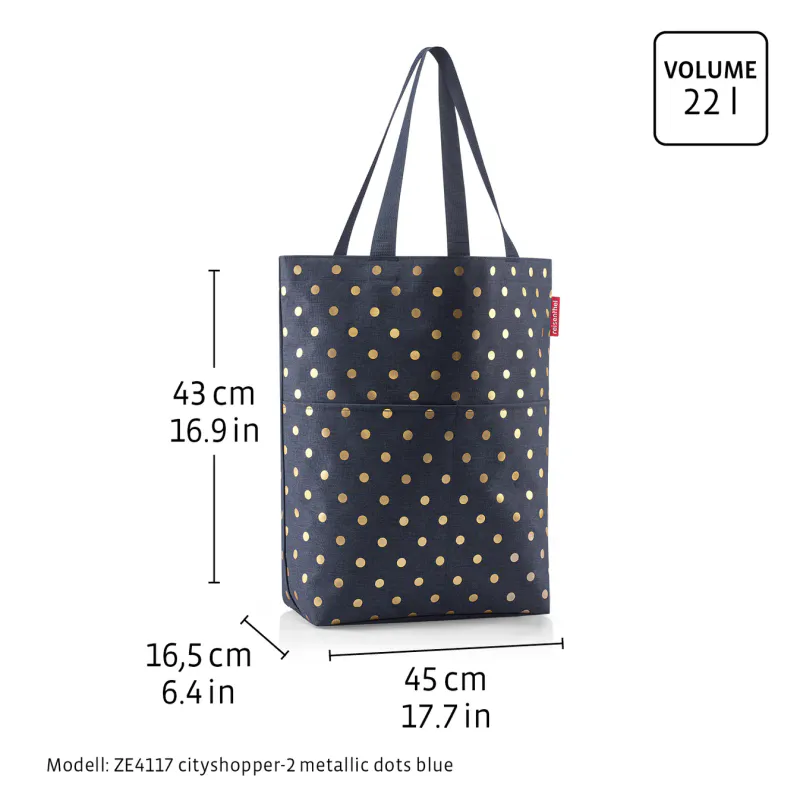 Gavesett Veske & Sminkemappe White Dots - Reisenthel
