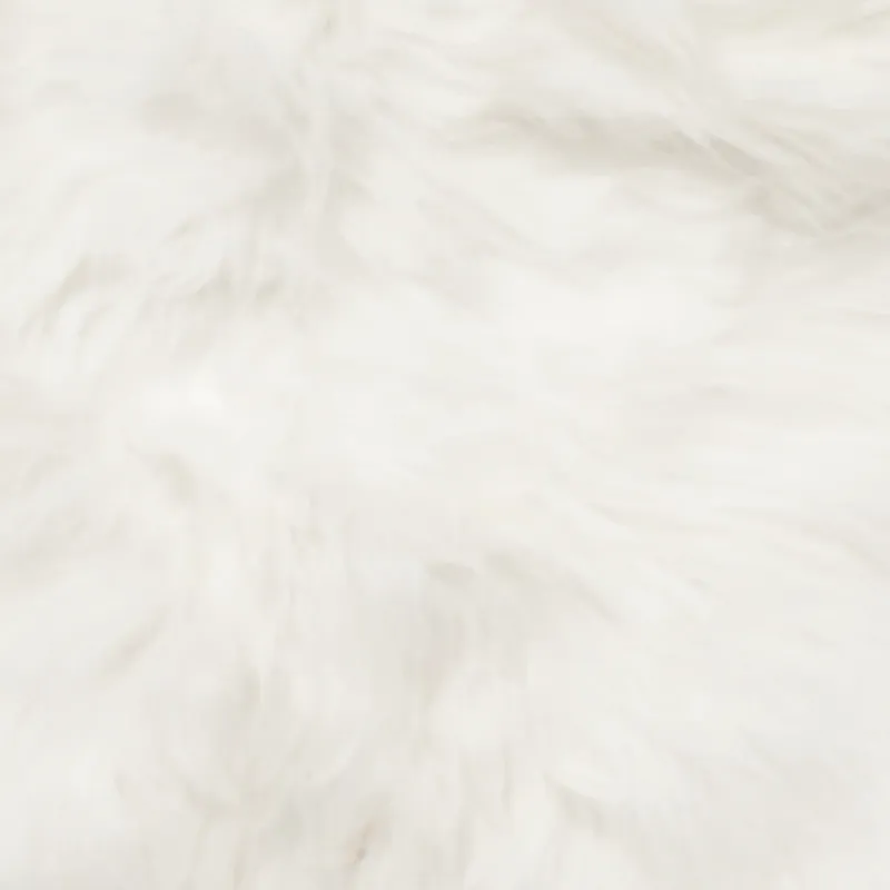 Molly lammeskinn 60x90 cm – Natural White
