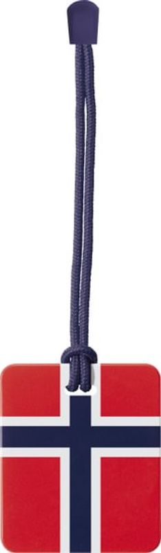 Go Travel Bagasjemerker 2-pk, Norsk Flagg