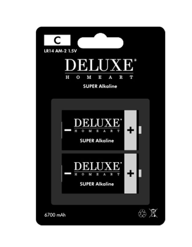 Deluxe Homeart Batteri C 2stk