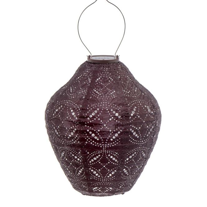 Hovedbilde Lumiz Solcelle Led Lykt Jar 30 Mandela Plum