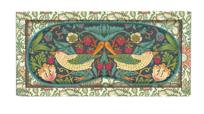 Hovedbilde Sovemaske Velvet med Lavendel William Morris