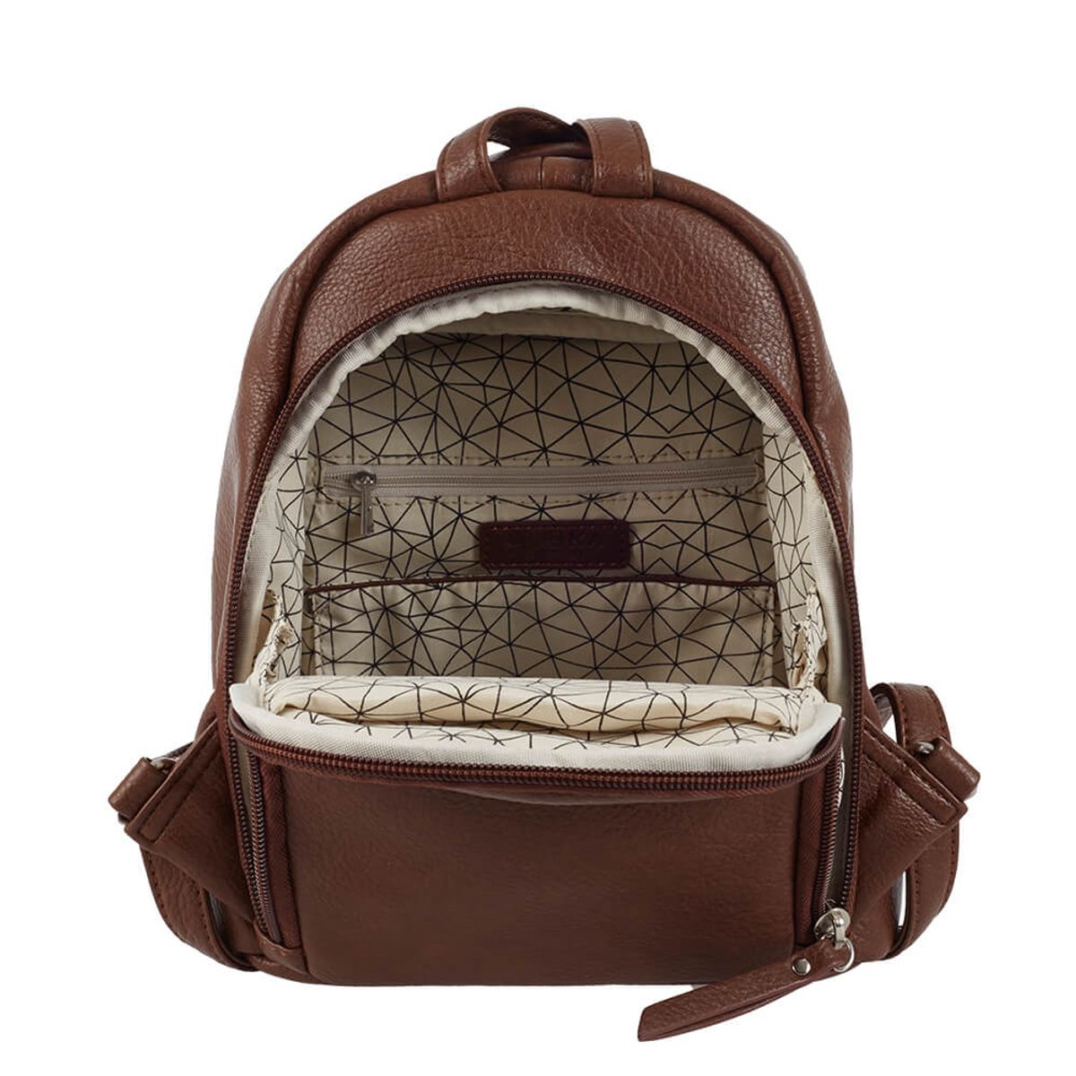 Ulrika Design Ryggsekk liten, Theft Protected, brun
