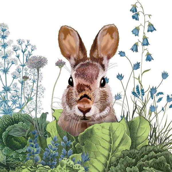 Bilde av Middagsservietter Chou Chou Bunny fra PPD 