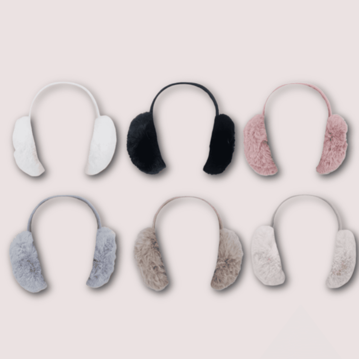 Ørevarmer Super Fluffy, rosa